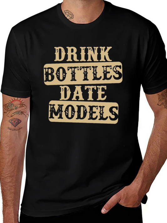 Drink Bottles Date Models T-Shirt