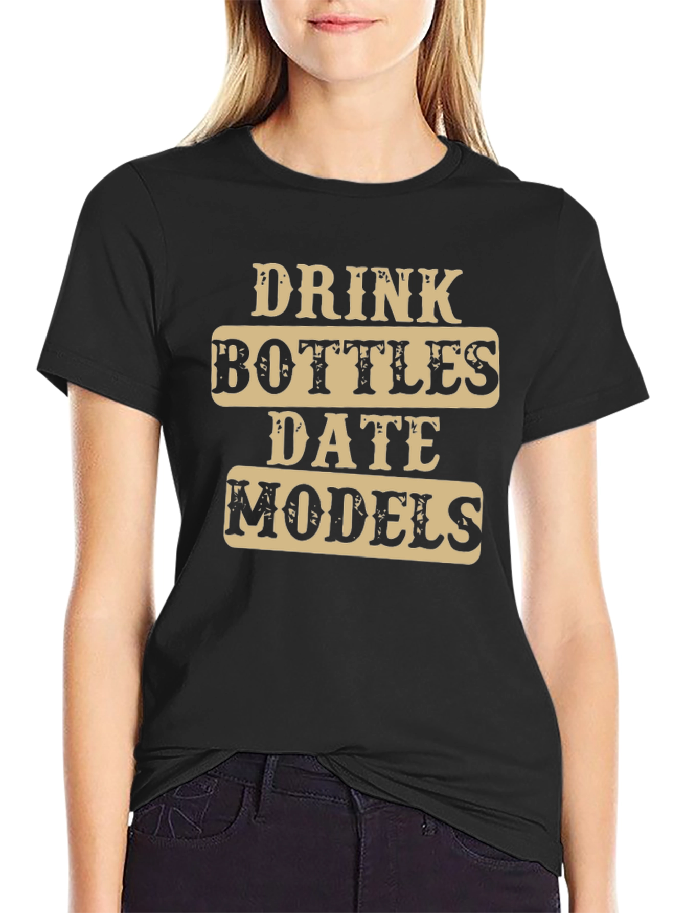 Drink Bottles Date Models T-Shirt