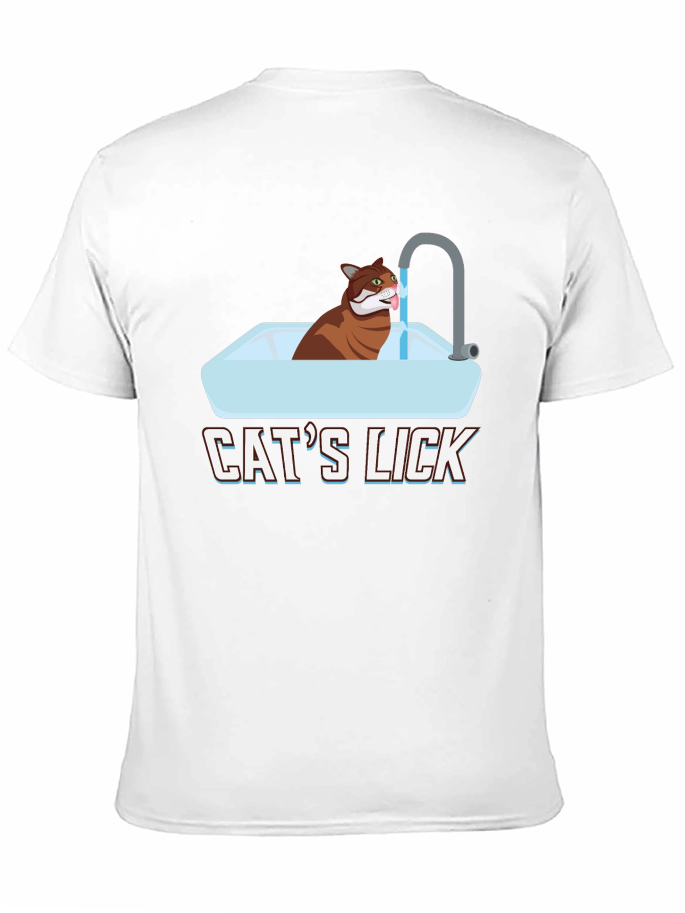 Cats Lick Graphic T-Shirt