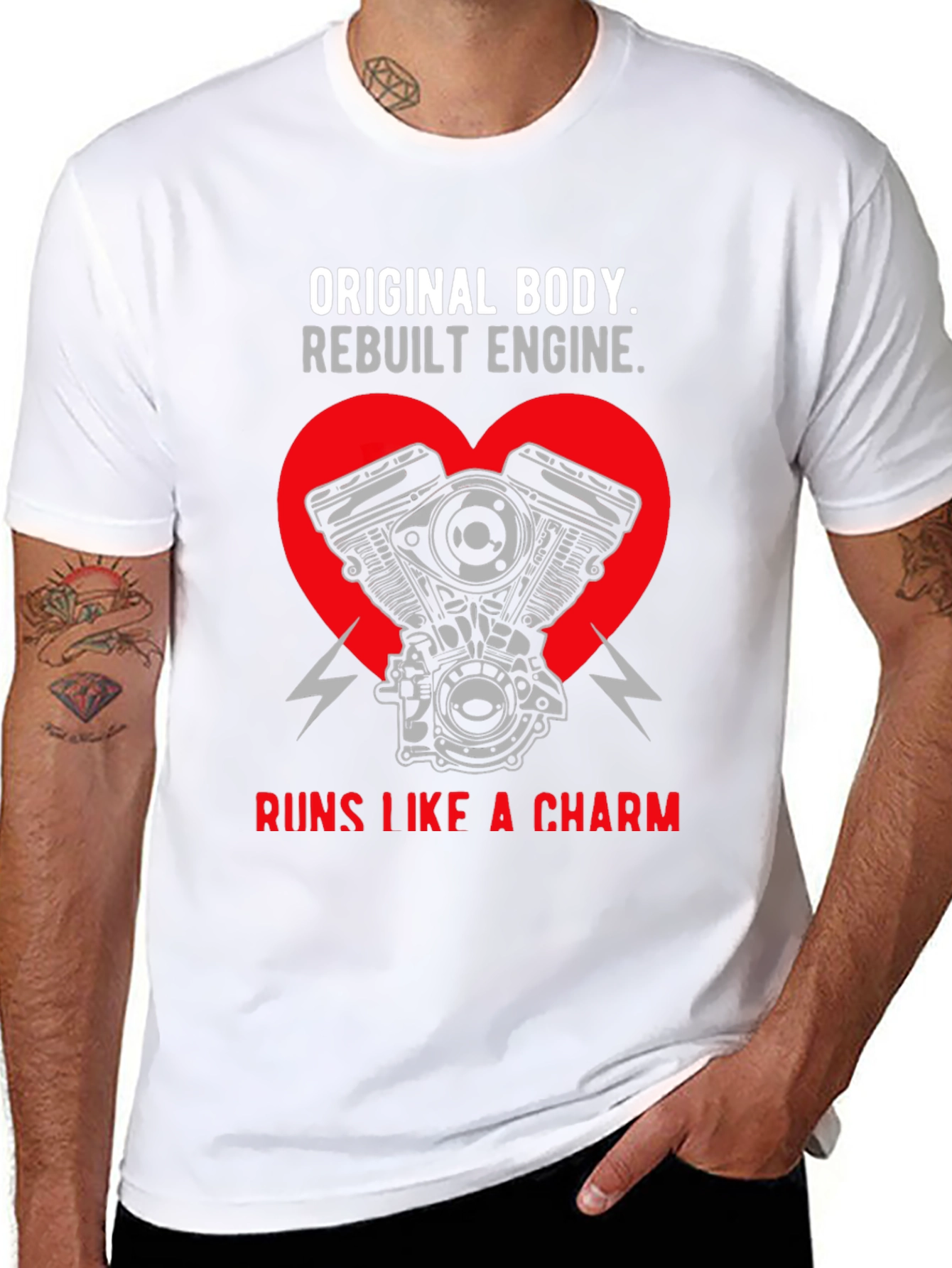Original Body Rebuilt Engine T-Shirt