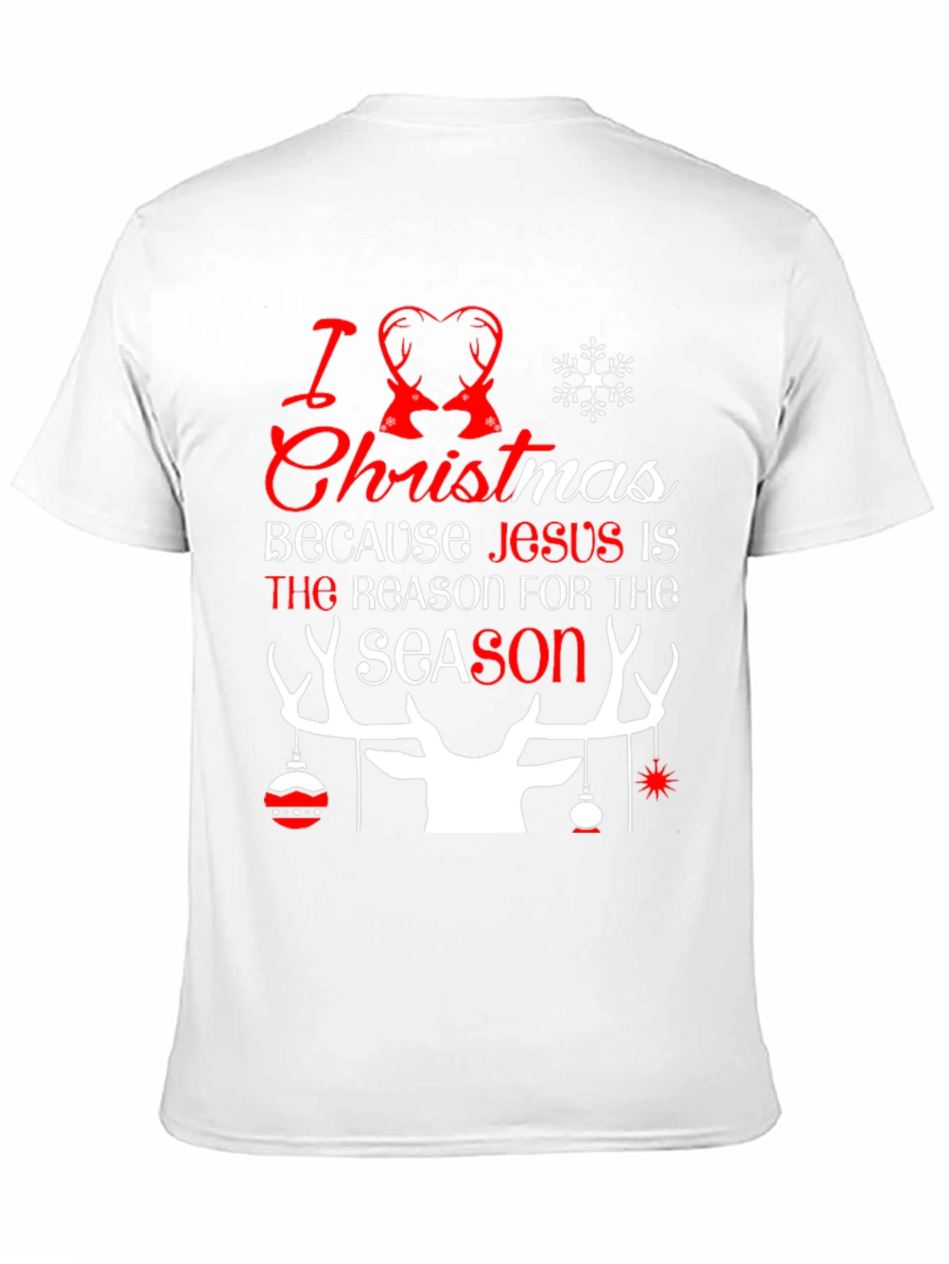 I Love Christmas Holiday Graphic Tee