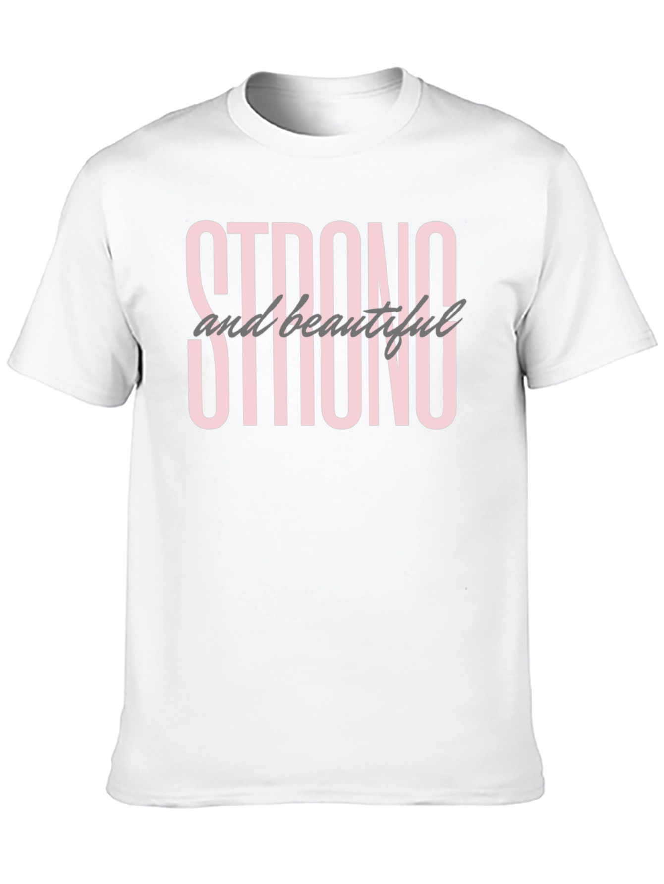 Strong & Beautiful Graphic Tee - Black