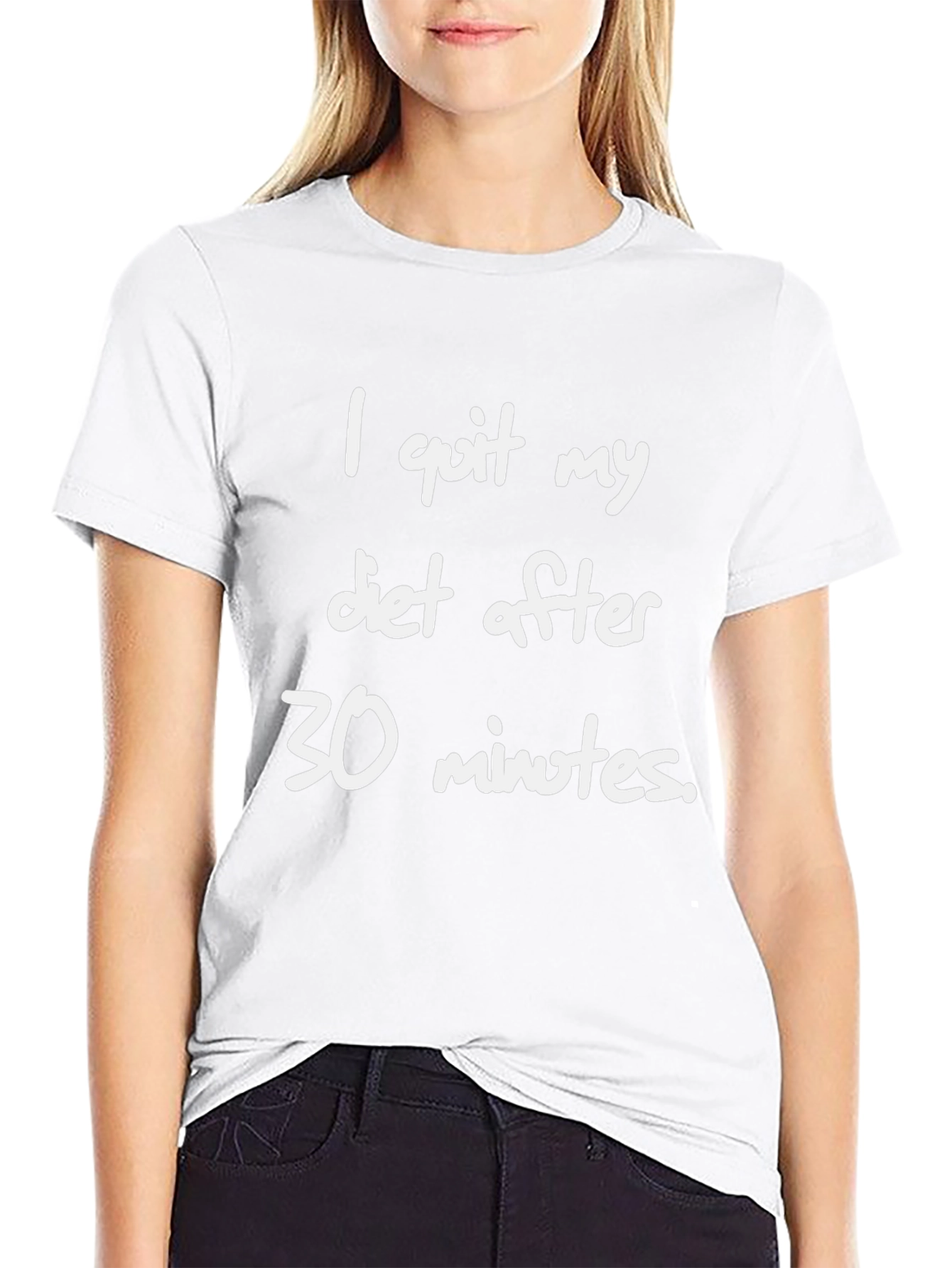 Funny Diet T-Shirt - I Quit After 30 Minutes