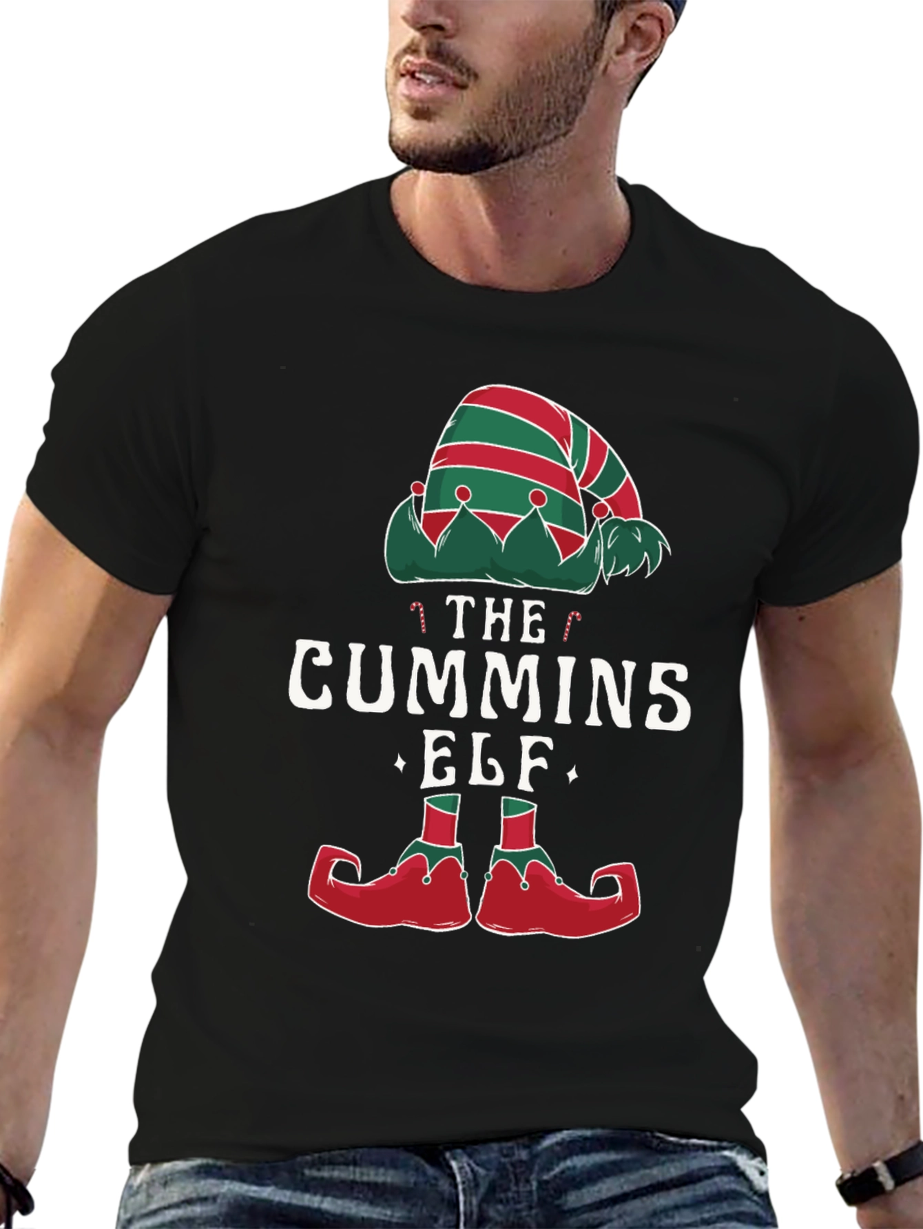 Cummins Elf Christmas Holiday T-Shirt