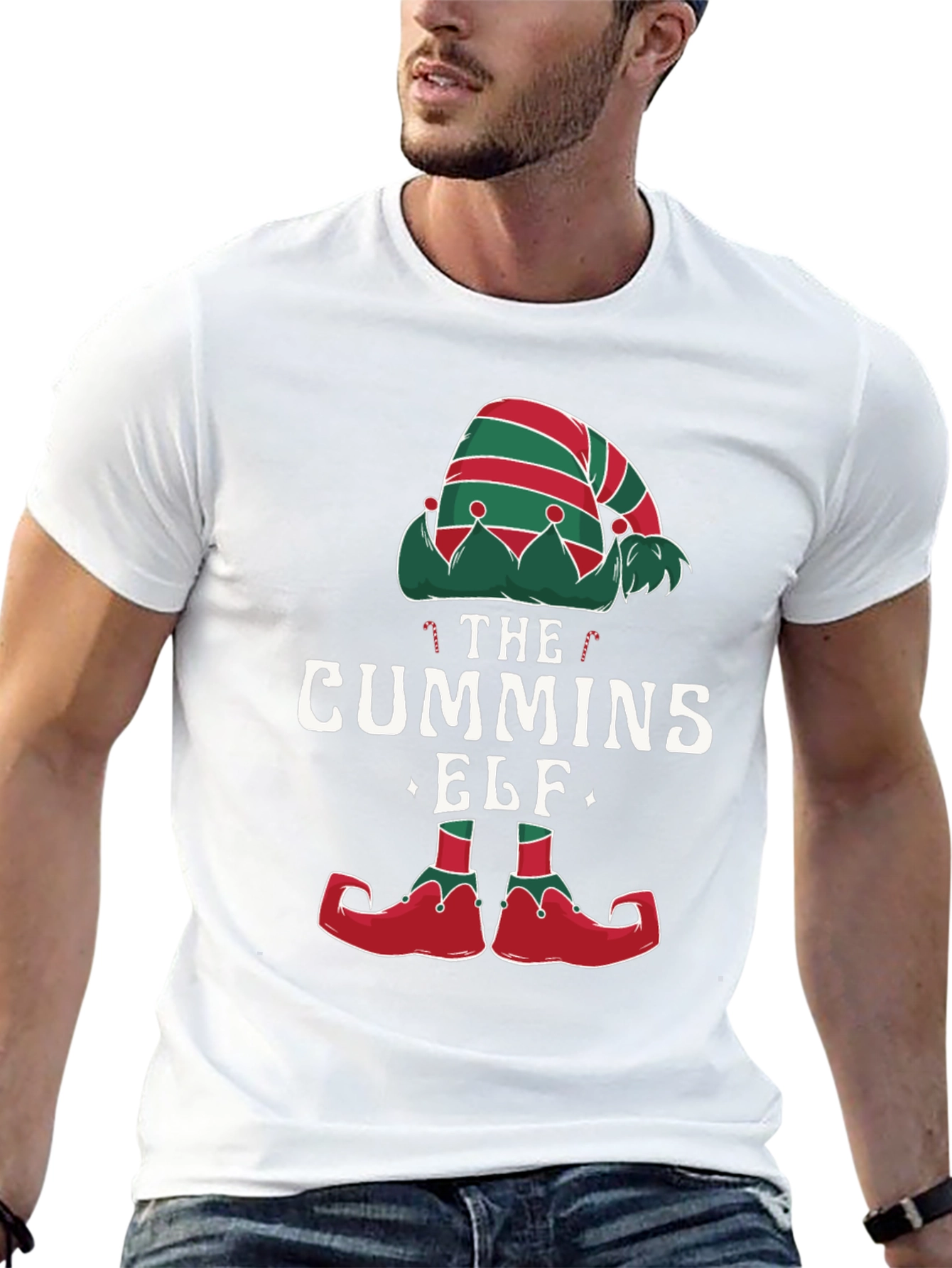 Cummins Elf Christmas Holiday T-Shirt
