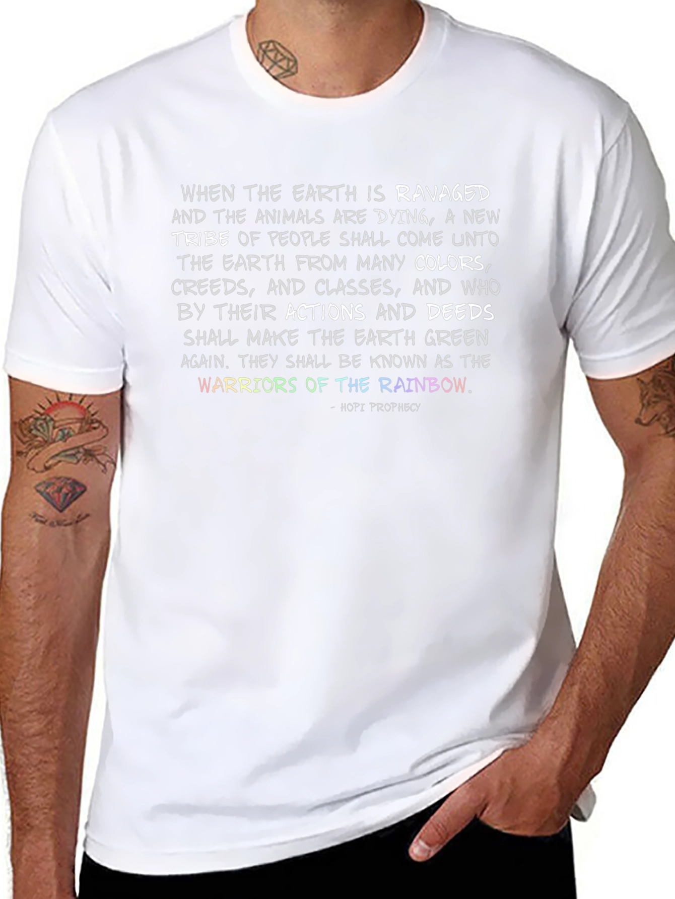 Warriors of the Rainbow T-Shirt - Earth Healing