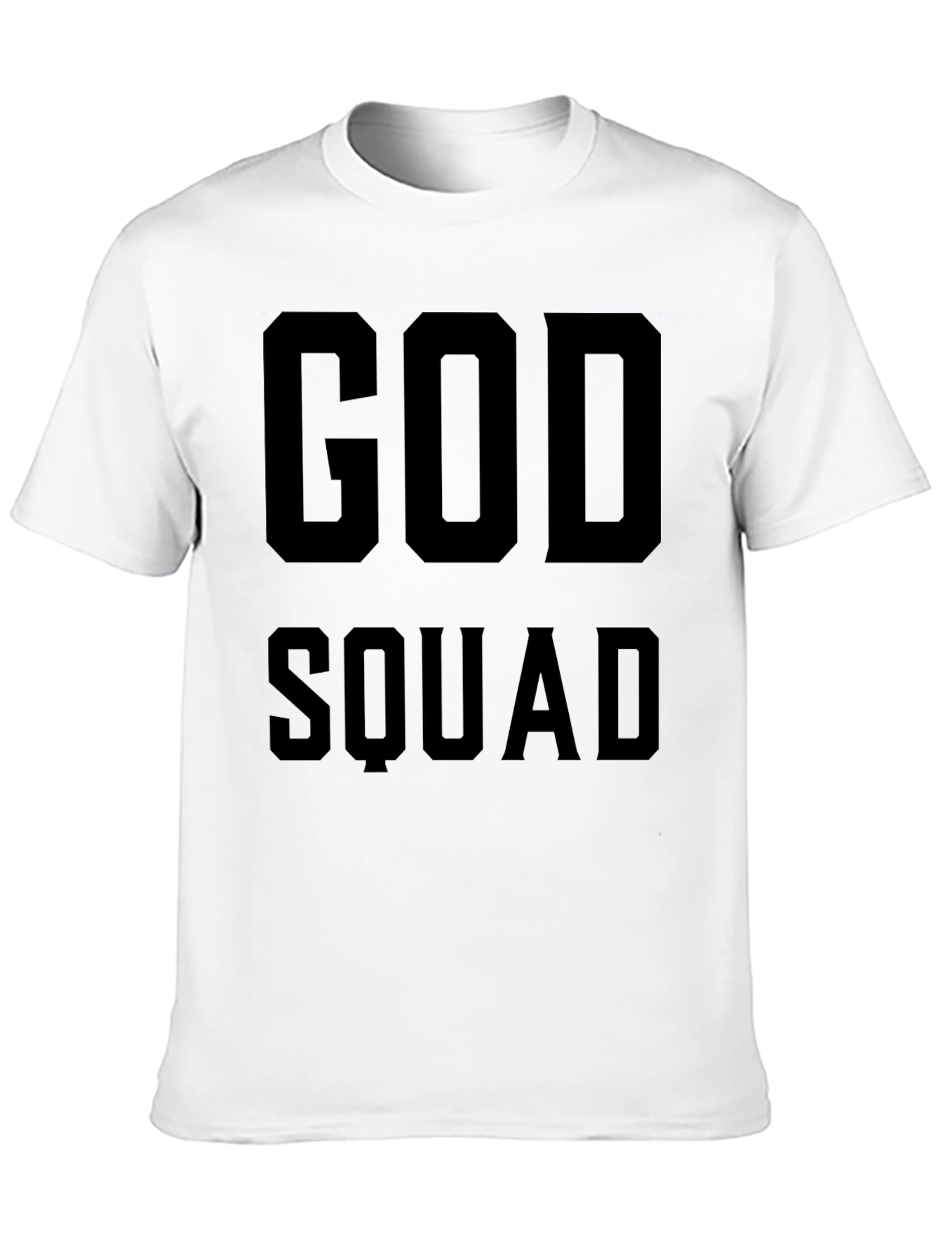 God Squad Graphic Print Tee - Black