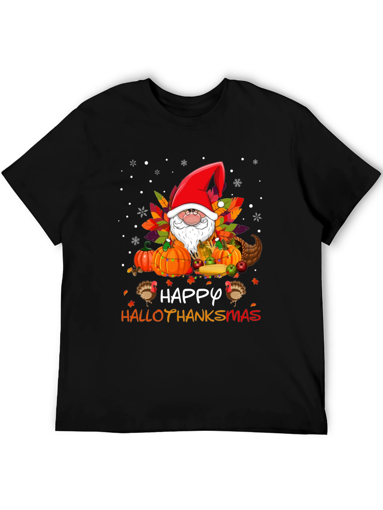 Happy Hallothanksmas Gnome T-Shirt