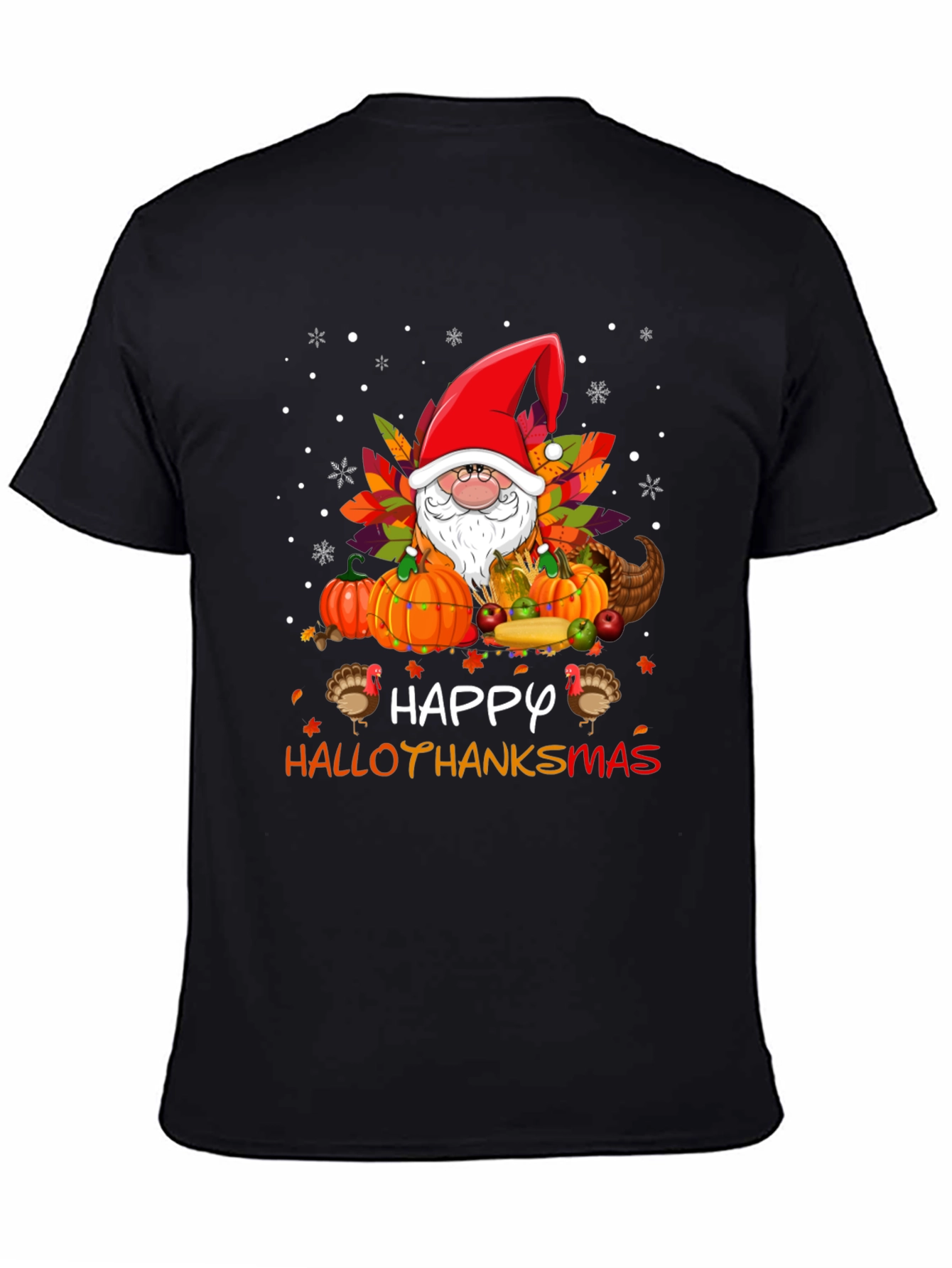 Happy Hallothanksmas Gnome T-Shirt