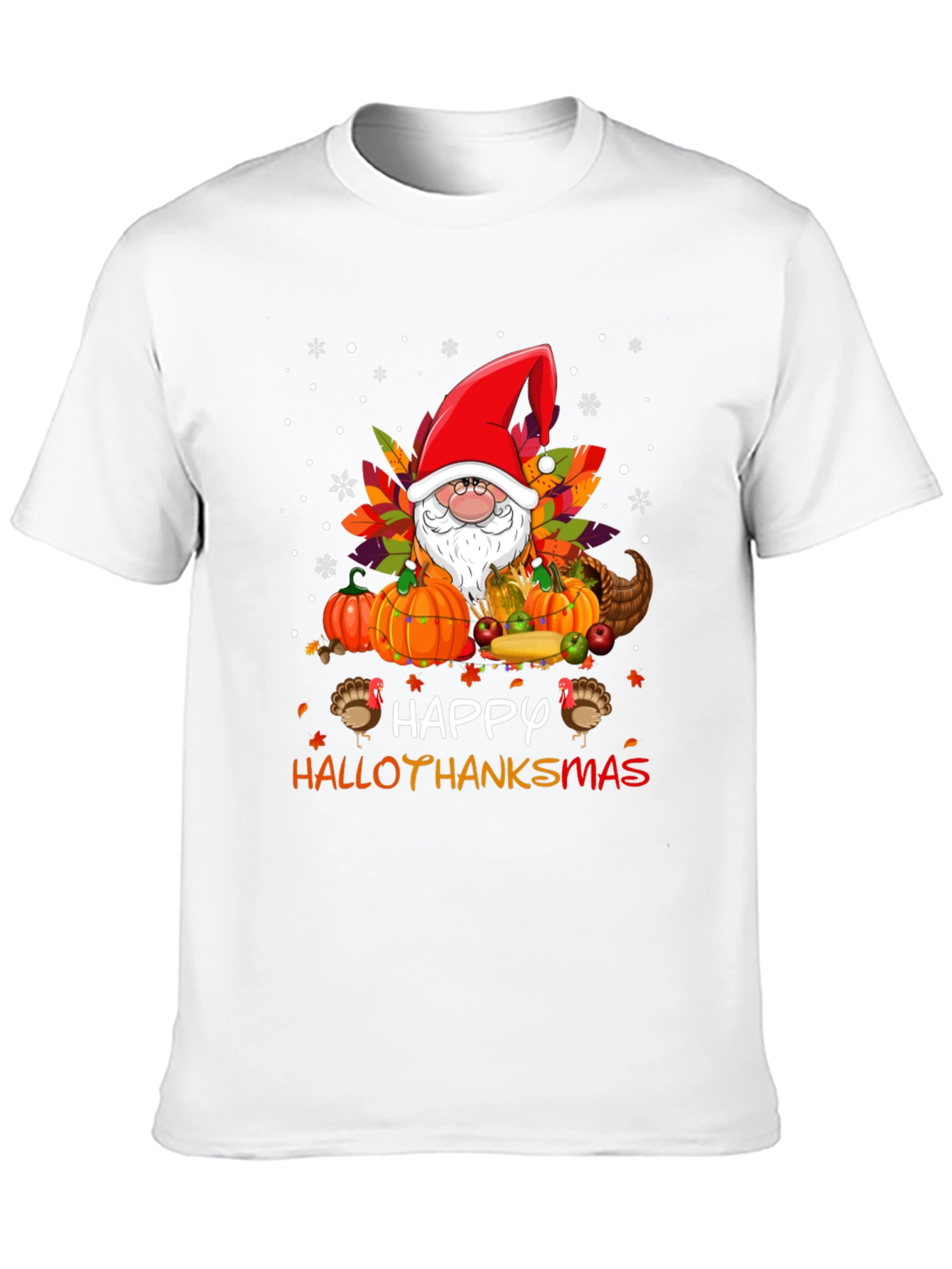 Happy Hallothanksmas Gnome T-Shirt