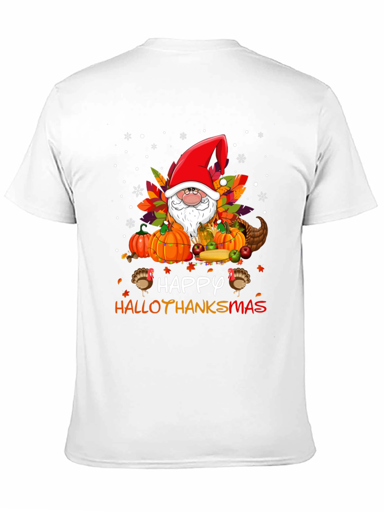 Happy Hallothanksmas Gnome T-Shirt