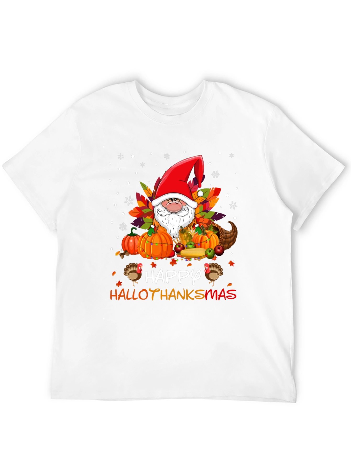 Happy Hallothanksmas Gnome T-Shirt