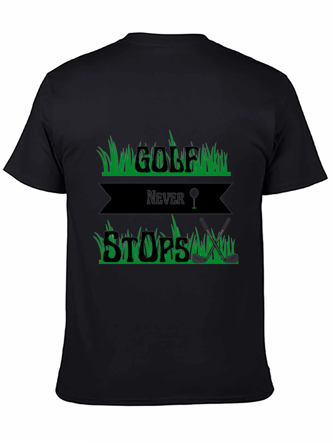 Golf Never Stops Graphic Tee
