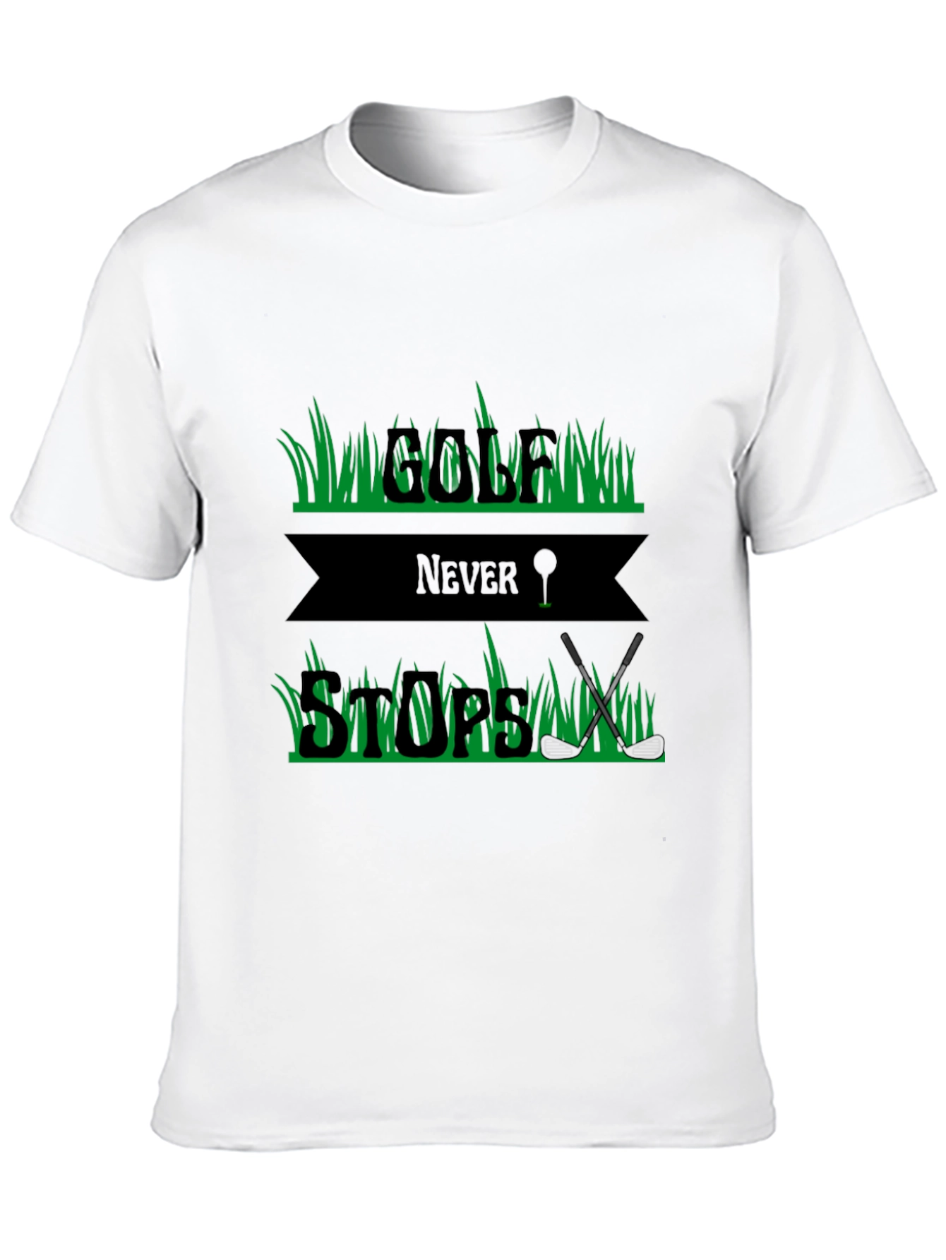 Golf Never Stops Graphic Tee