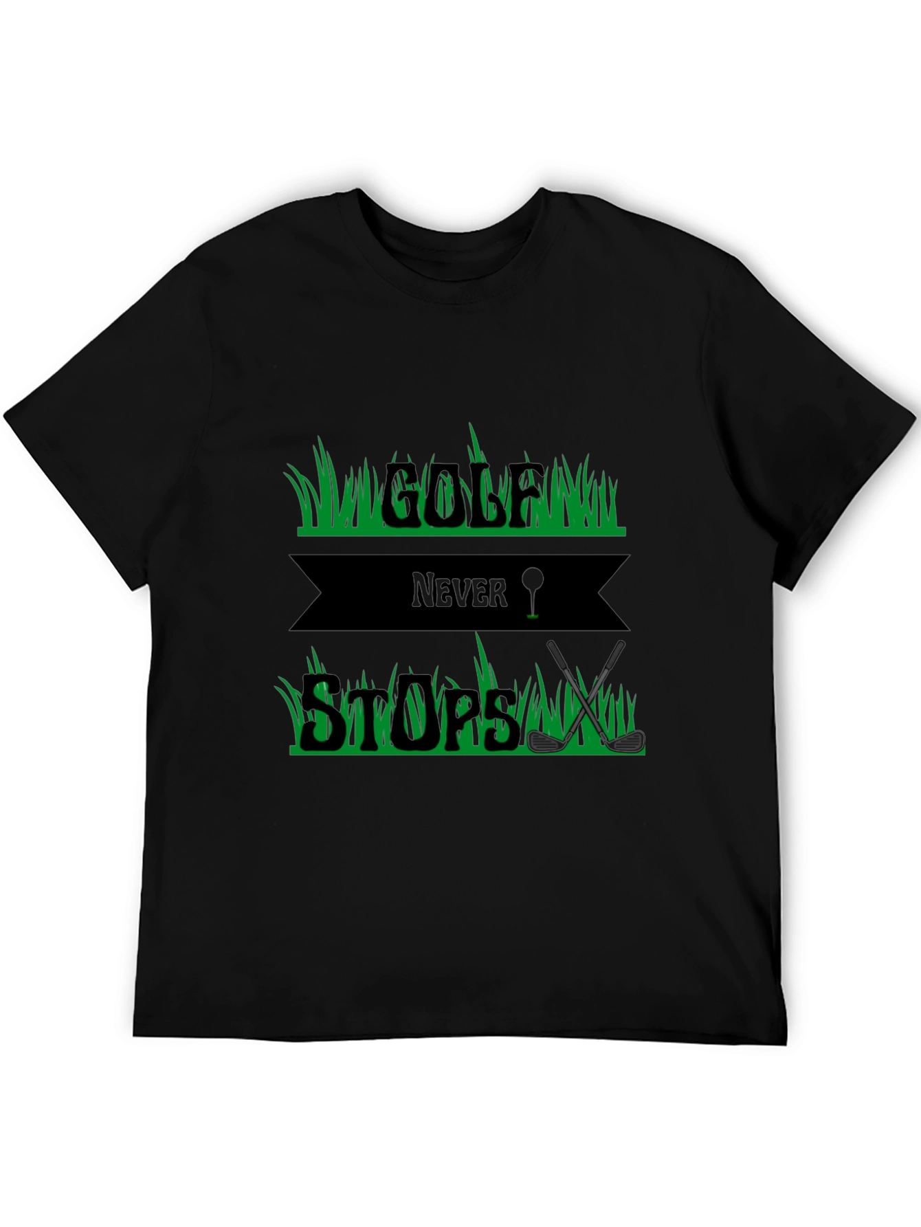 Golf Never Stops Graphic Tee
