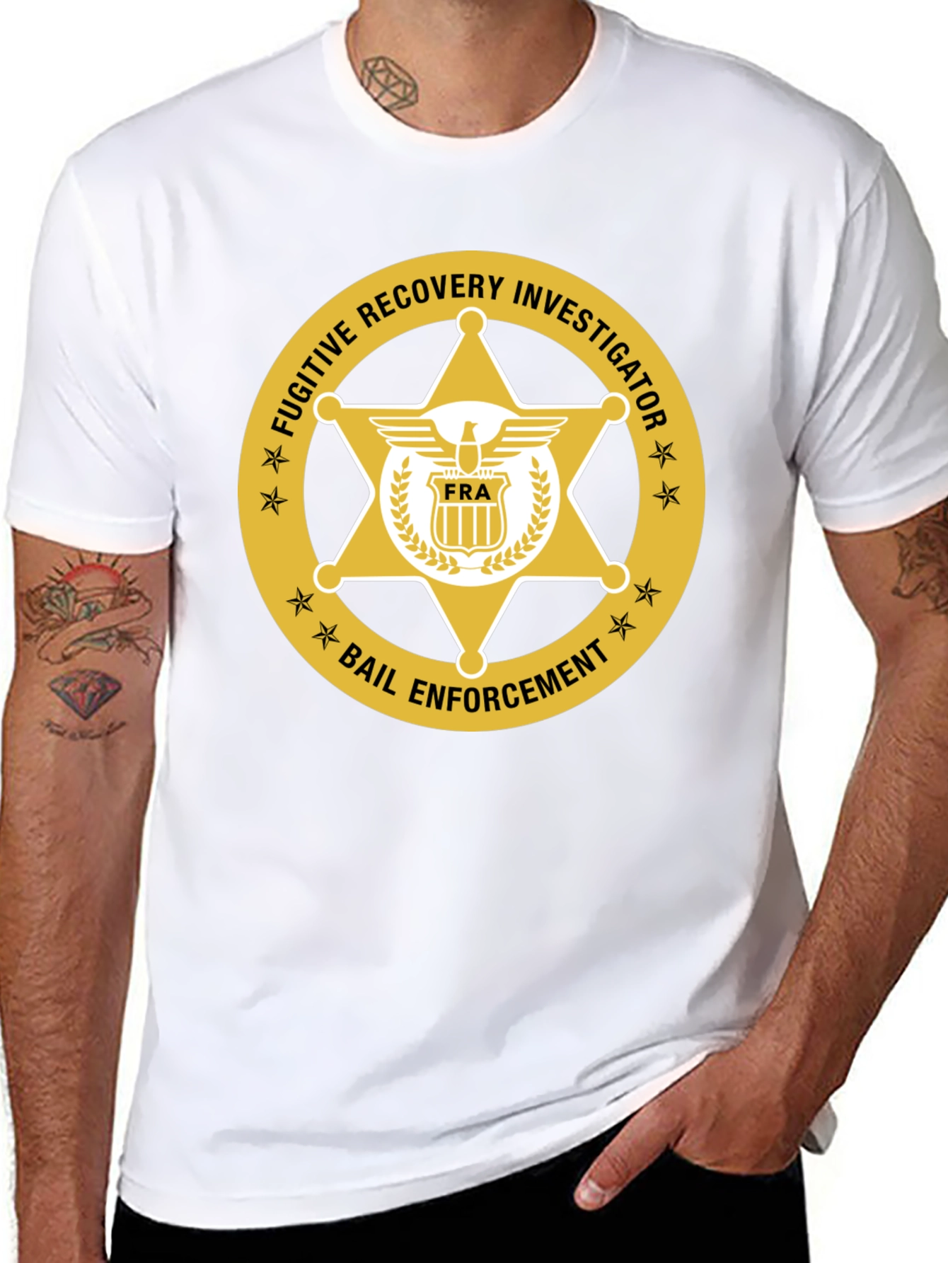 Fugitive Recovery Investigator Black T-Shirt