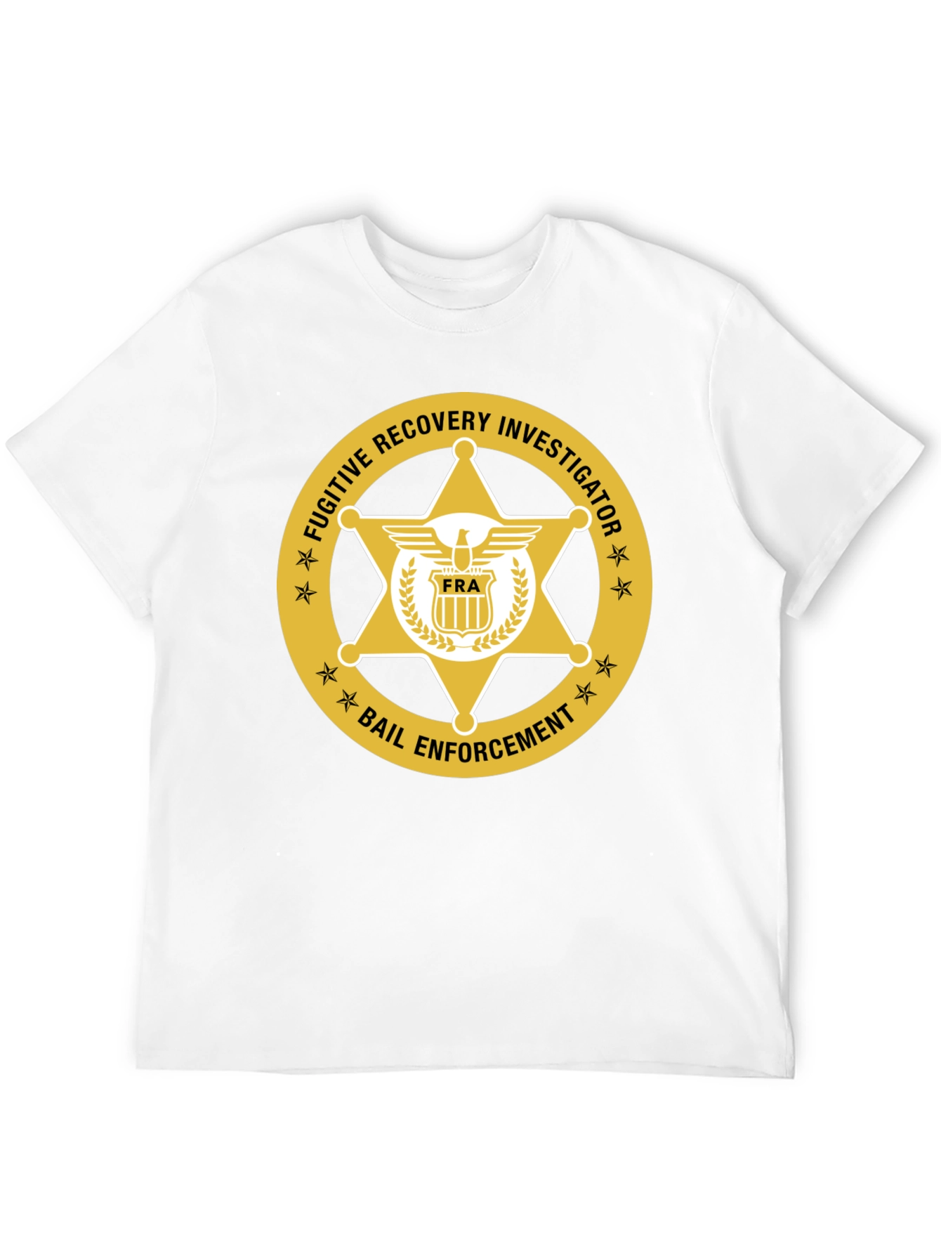 Fugitive Recovery Investigator Black T-Shirt