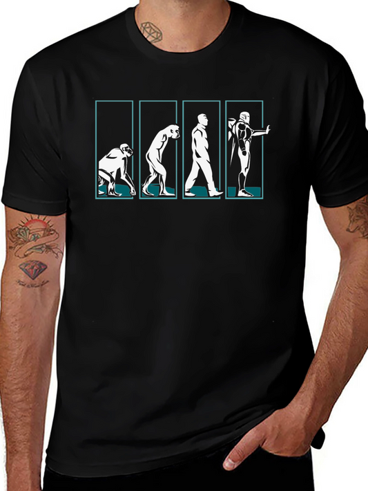 Evolution Iron Man T-Shirt - Black
