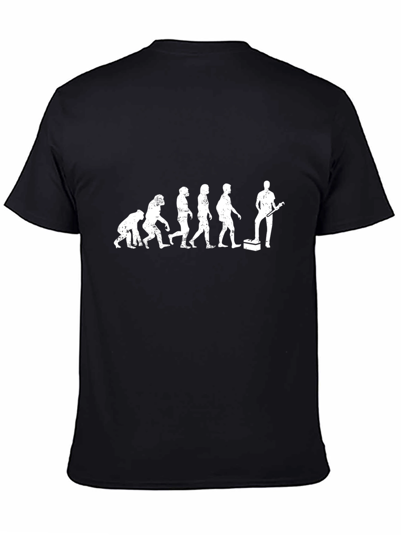 Evolution of Guitarist Black T-Shirt