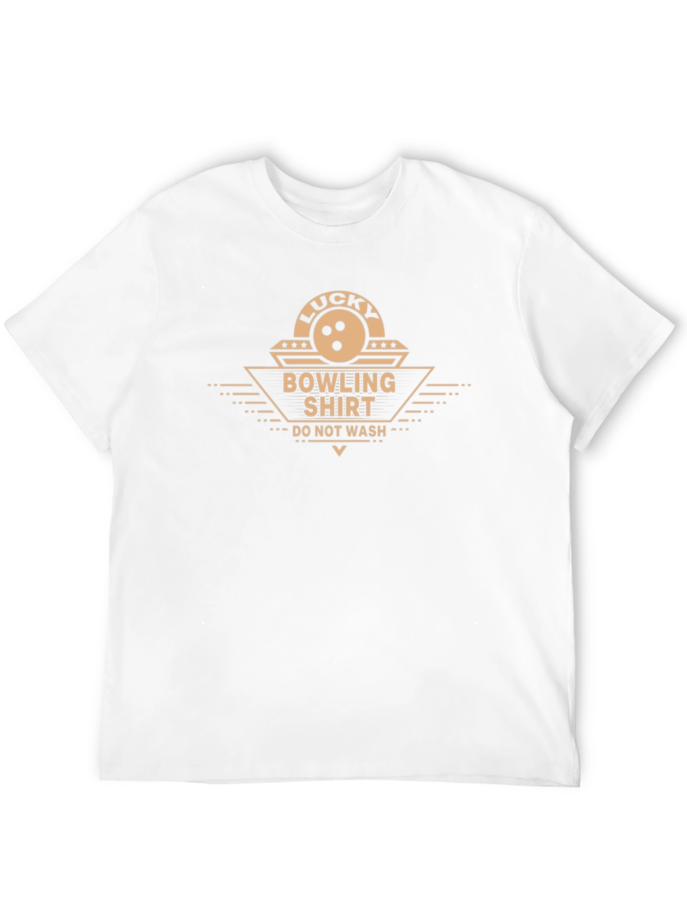 Lucky Bowling Shirt - Do Not Wash Novelty Tee
