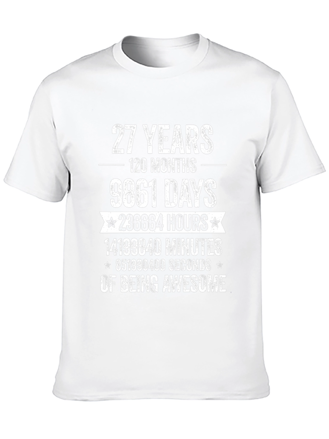27 Years Of Being Awesome T-Shirt