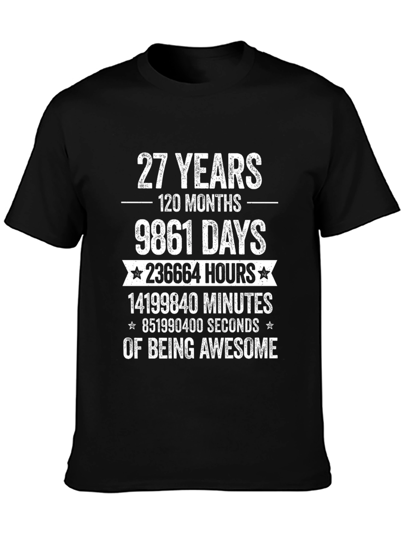 27 Years Of Being Awesome T-Shirt