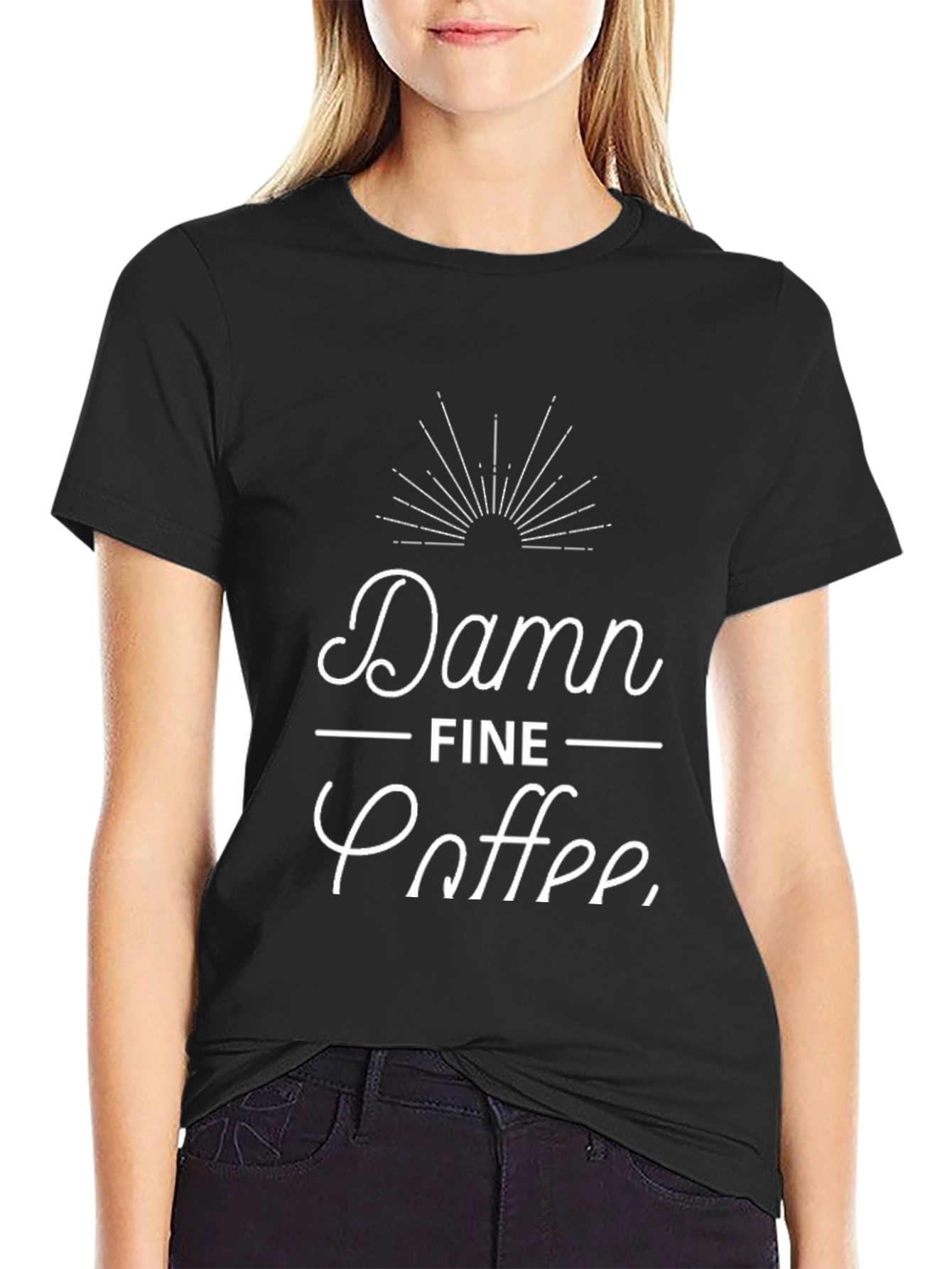 Damn Fine Coffee T-Shirt - Premium Black Cotton Tee