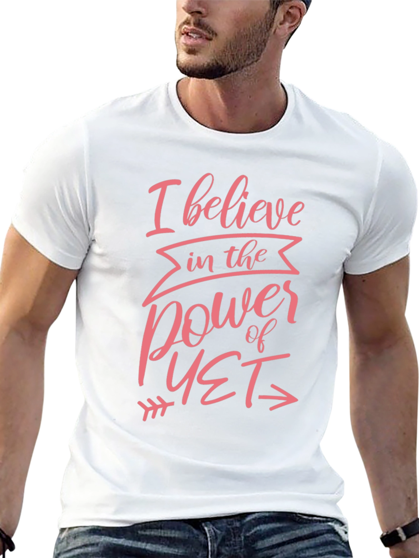 I Believe in the Power of Yet Black T-Shirt