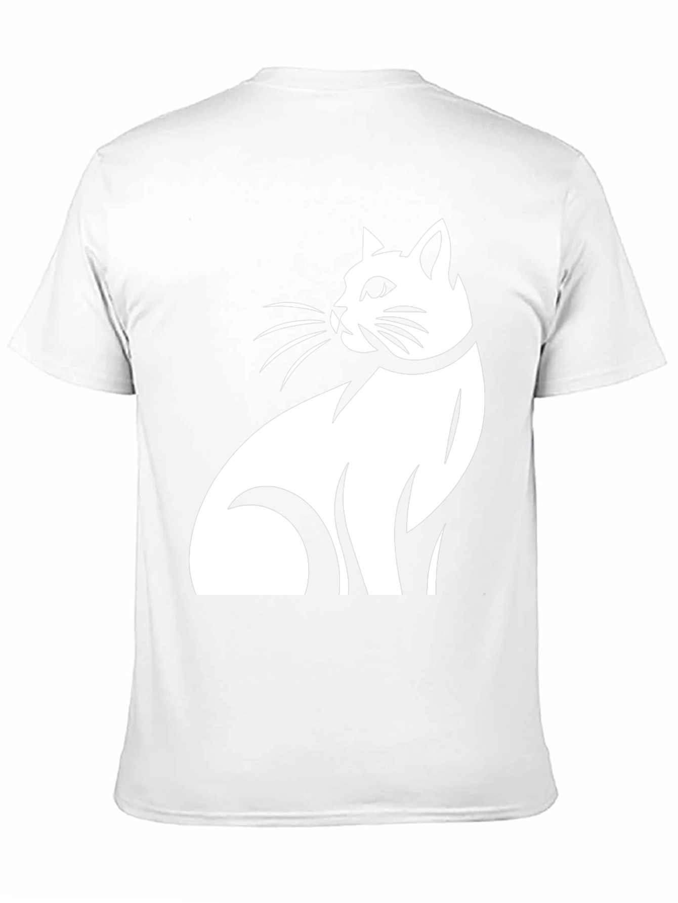 Cat Graphic Tee - Black T-Shirt