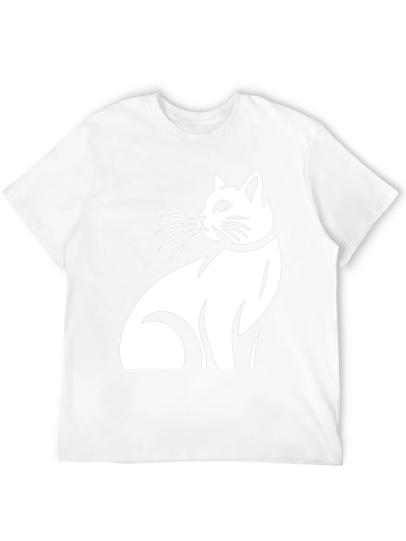 Cat Graphic Tee - Black T-Shirt