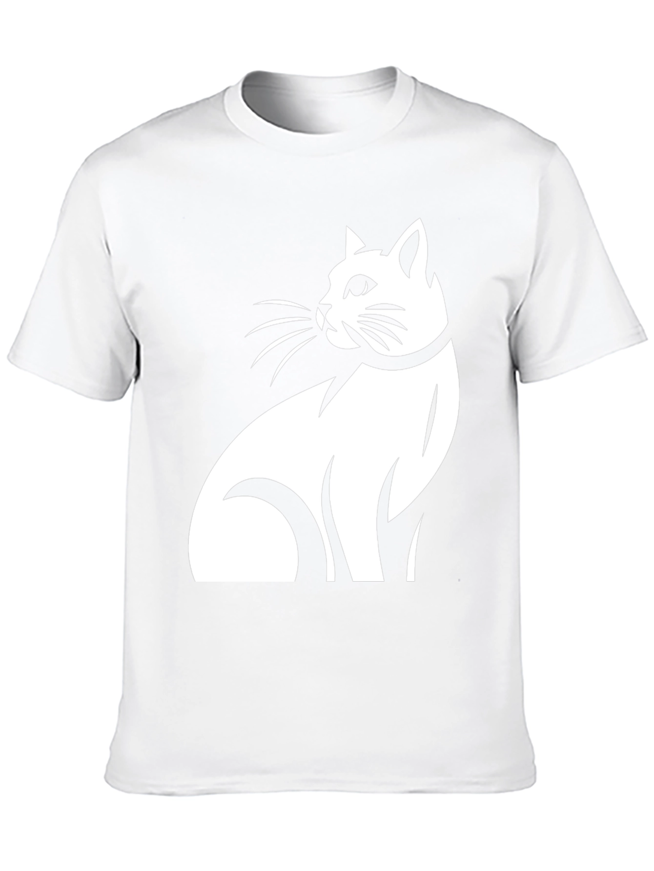 Cat Graphic Tee - Black T-Shirt