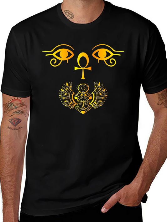 Egyptian Eye & Scarab Beetle T-Shirt
