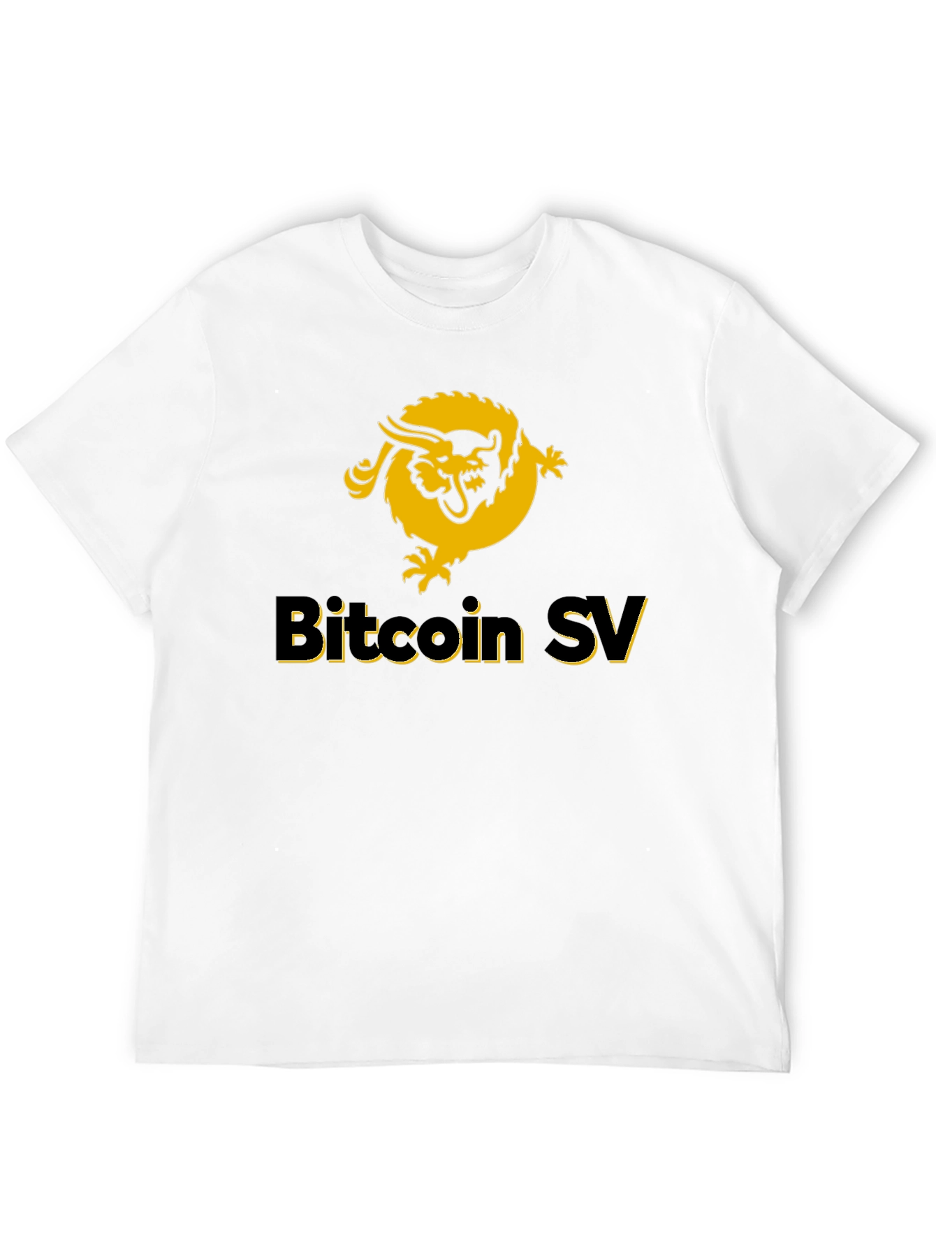 Bitcoin SV Dragon Graphic Tee - Black