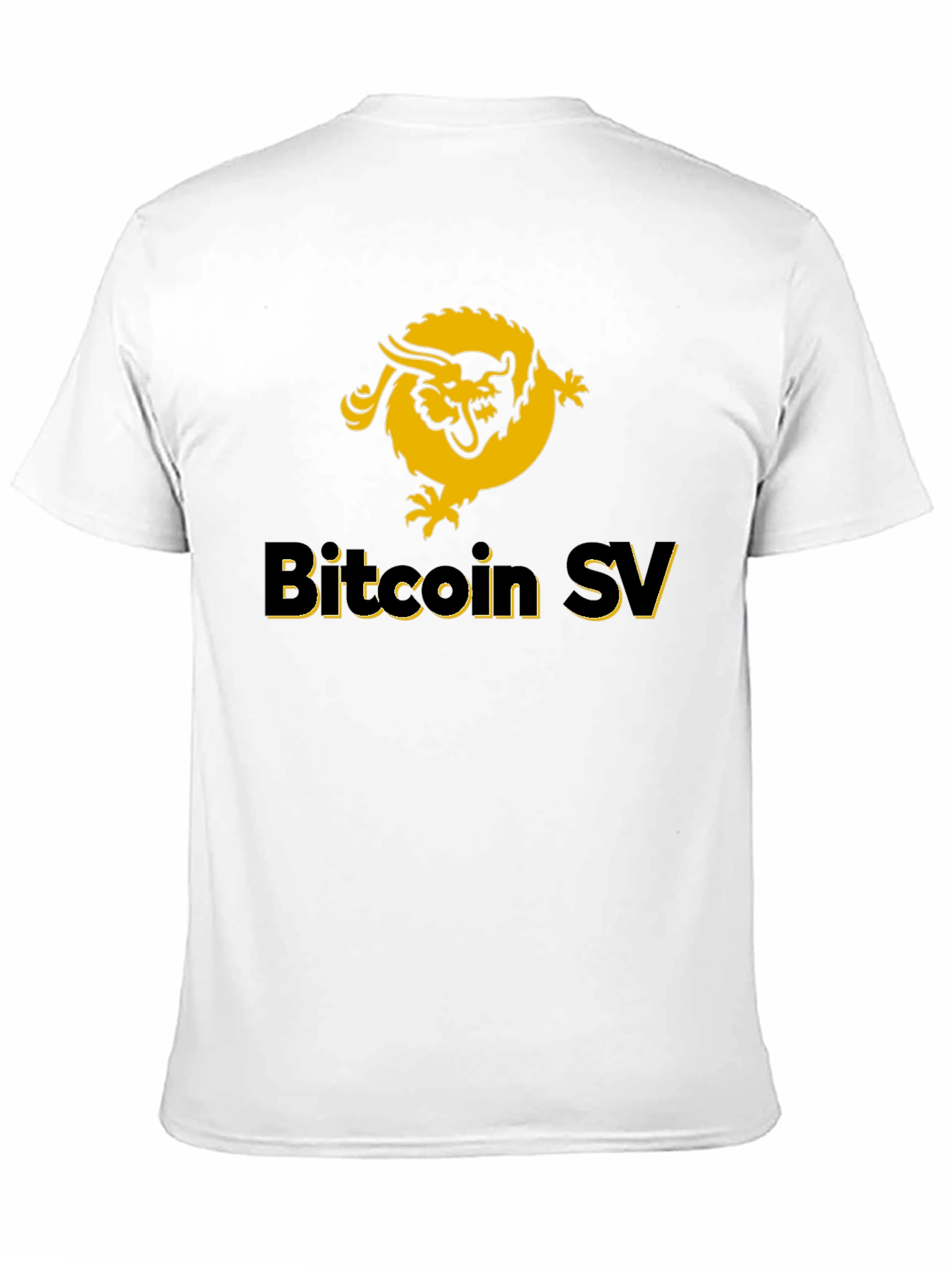 Bitcoin SV Dragon Graphic Tee - Black
