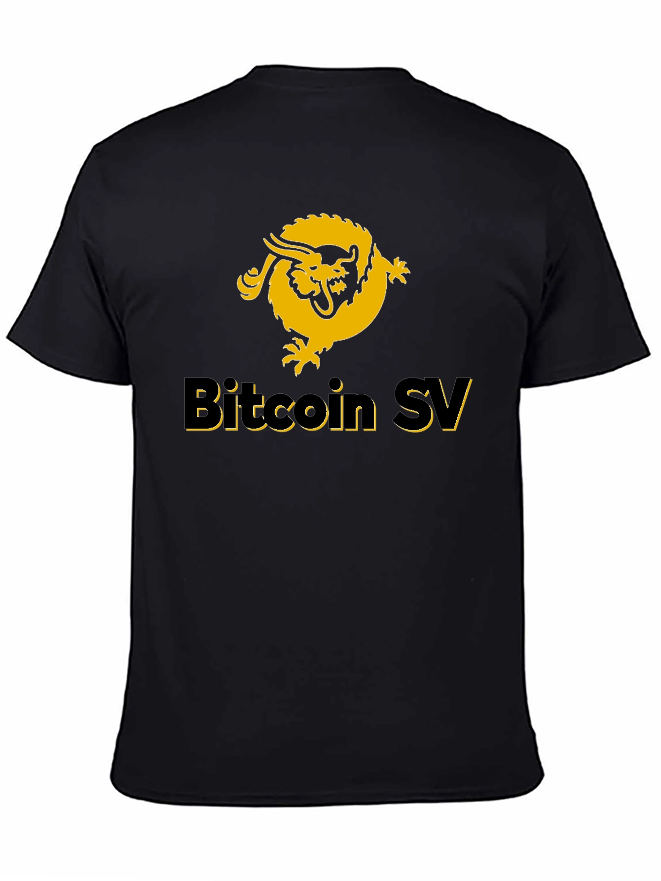 Bitcoin SV Dragon Graphic Tee - Black