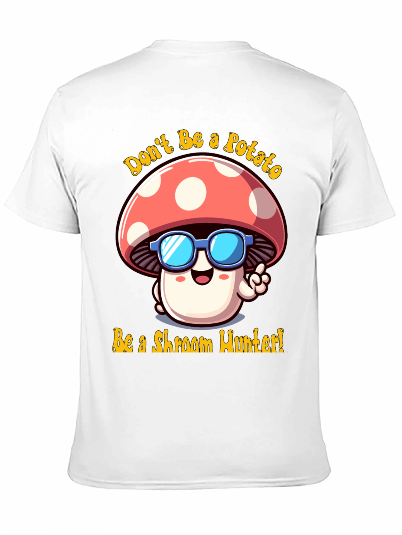 Funny Mushroom Hunter Graphic Tee