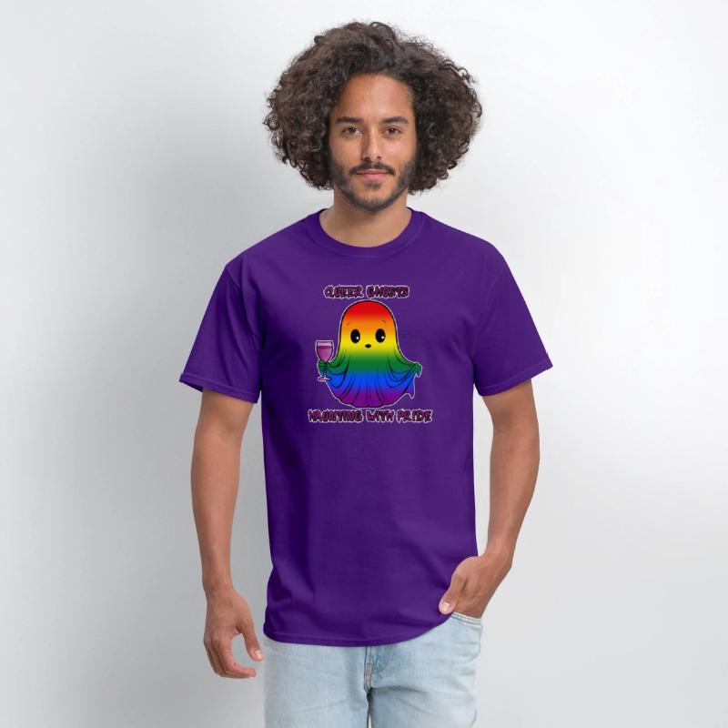 Queer Ghosts, Ghost in Rainbow Flag Colors
