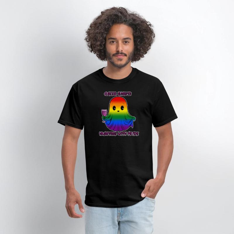 Queer Ghosts, Ghost in Rainbow Flag Colors
