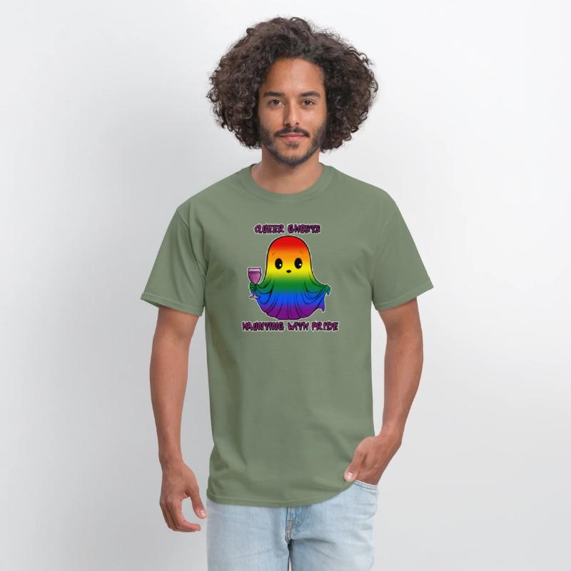 Queer Ghosts, Ghost in Rainbow Flag Colors