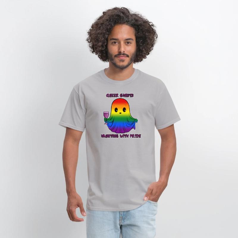 Queer Ghosts, Ghost in Rainbow Flag Colors