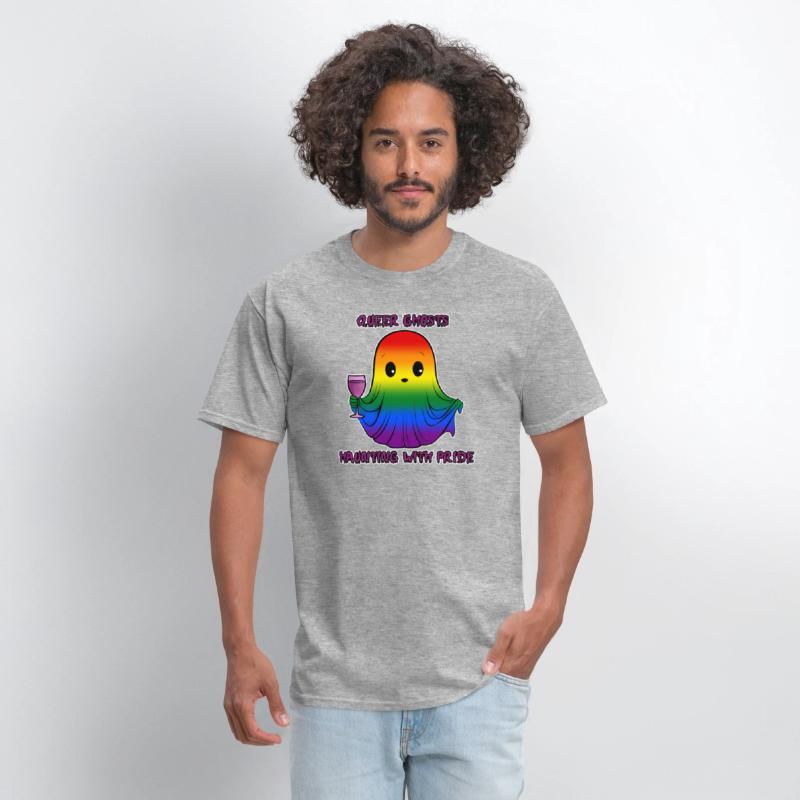 Queer Ghosts, Ghost in Rainbow Flag Colors