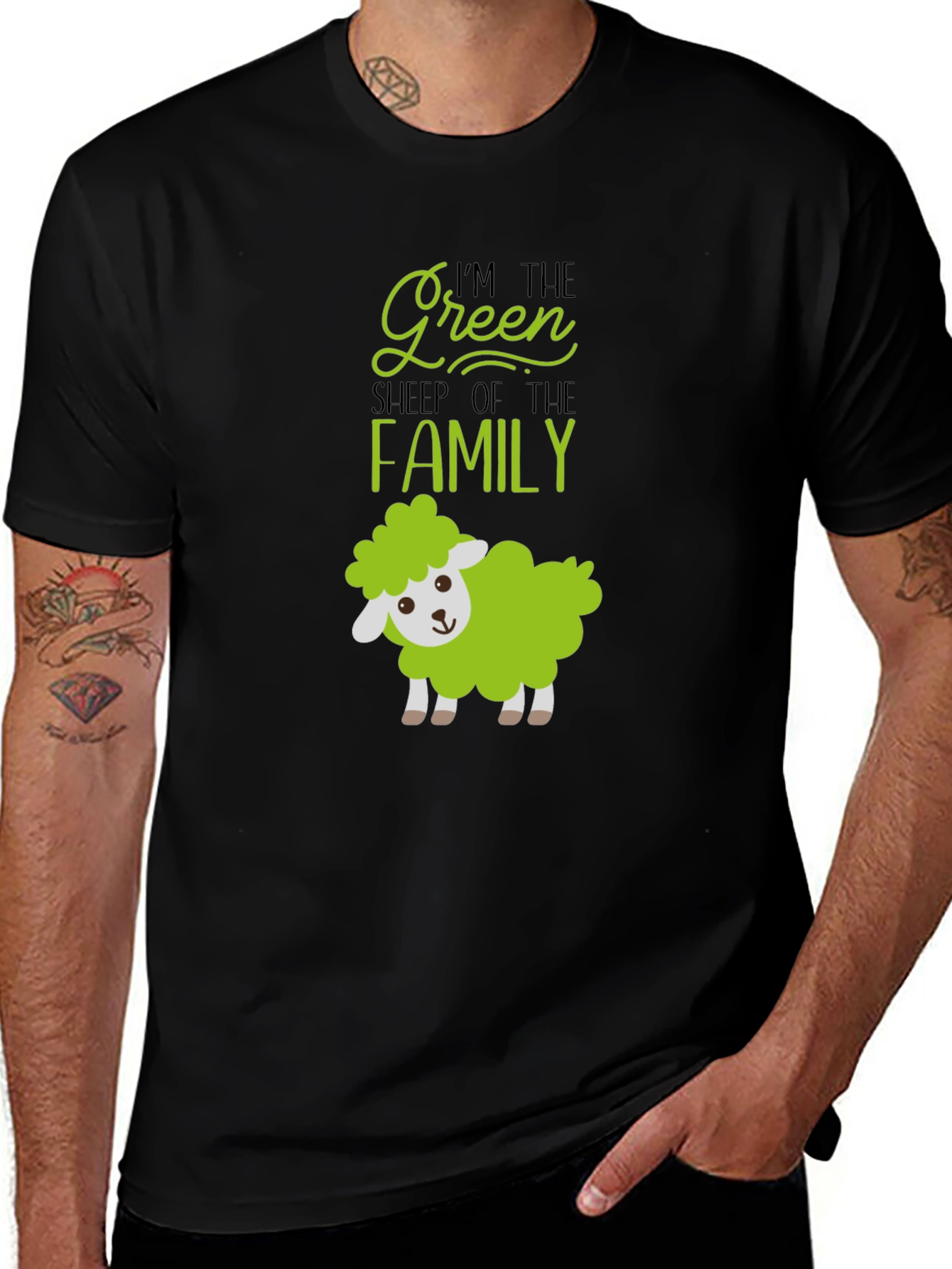 Green Sheep of the Family T-Shirt