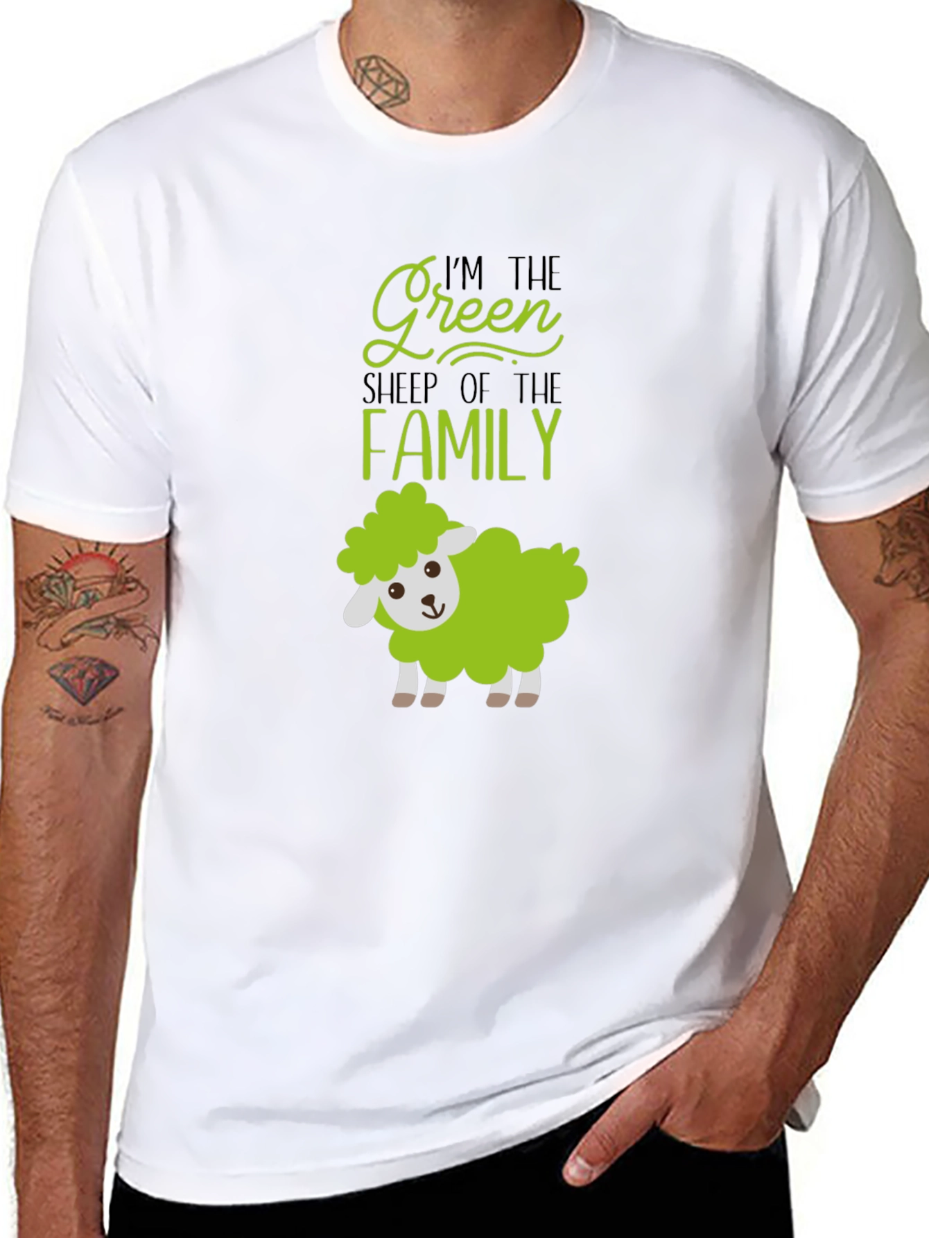 Green Sheep of the Family T-Shirt