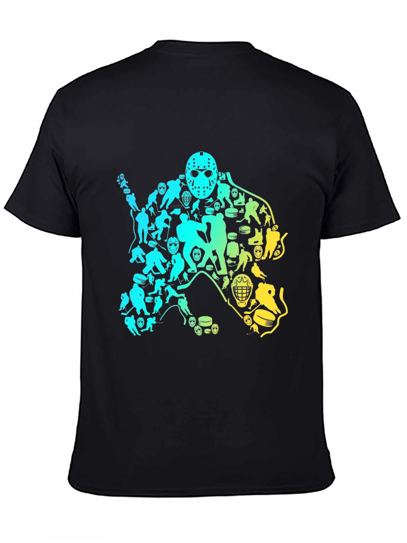 Hockey Fan Graphic Tee - Hockey Icon Print