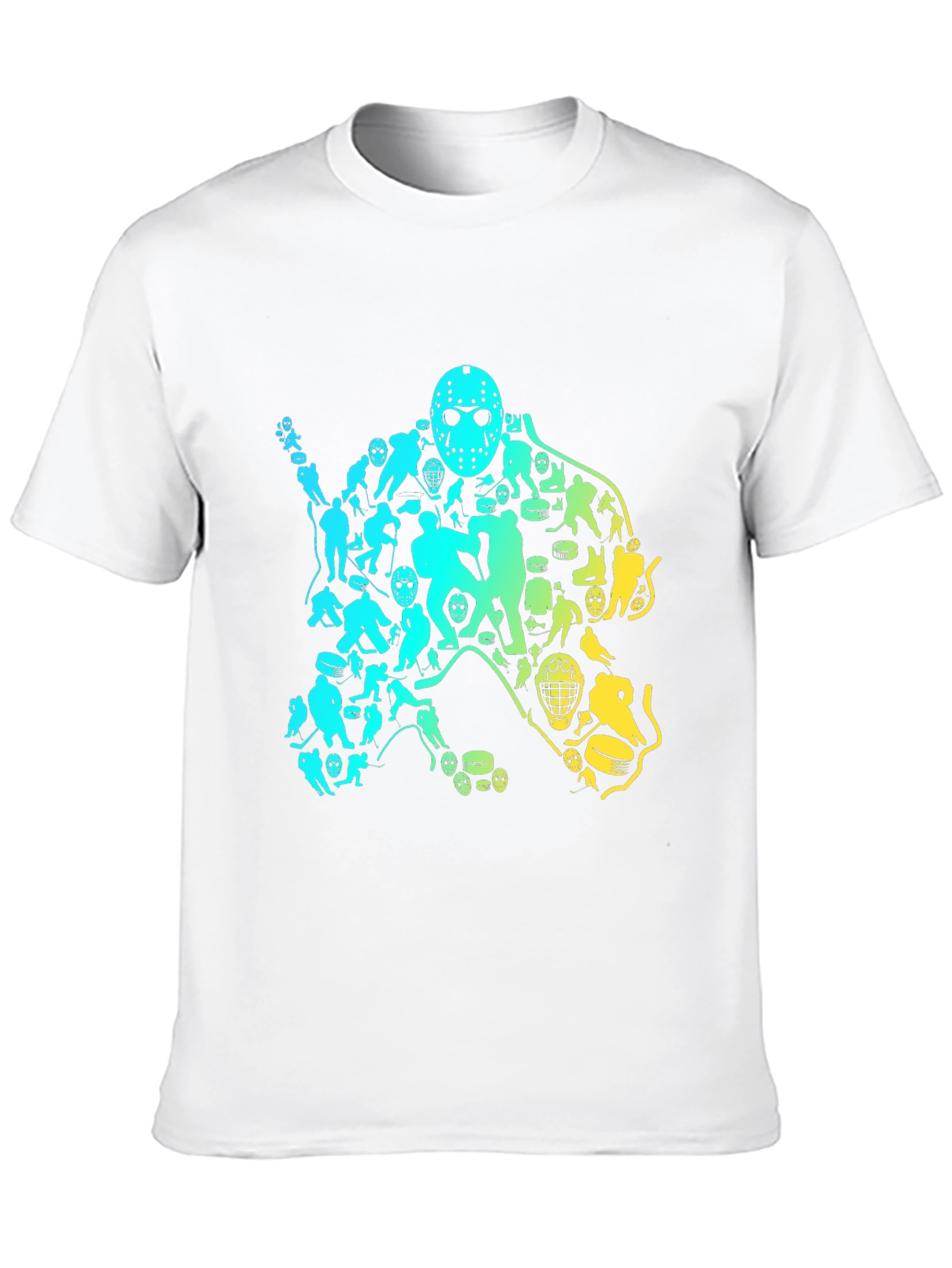 Hockey Fan Graphic Tee - Hockey Icon Print