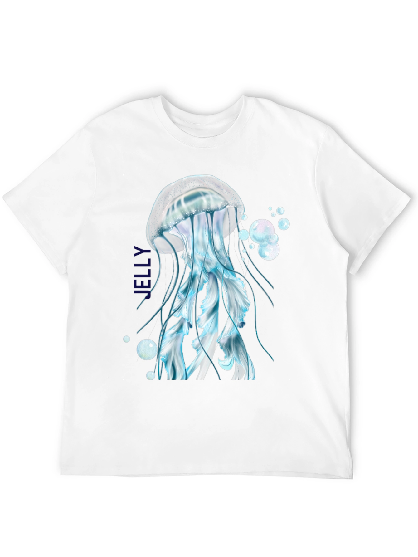 Jellyfish Graphic T-Shirt - Black Cotton Tee