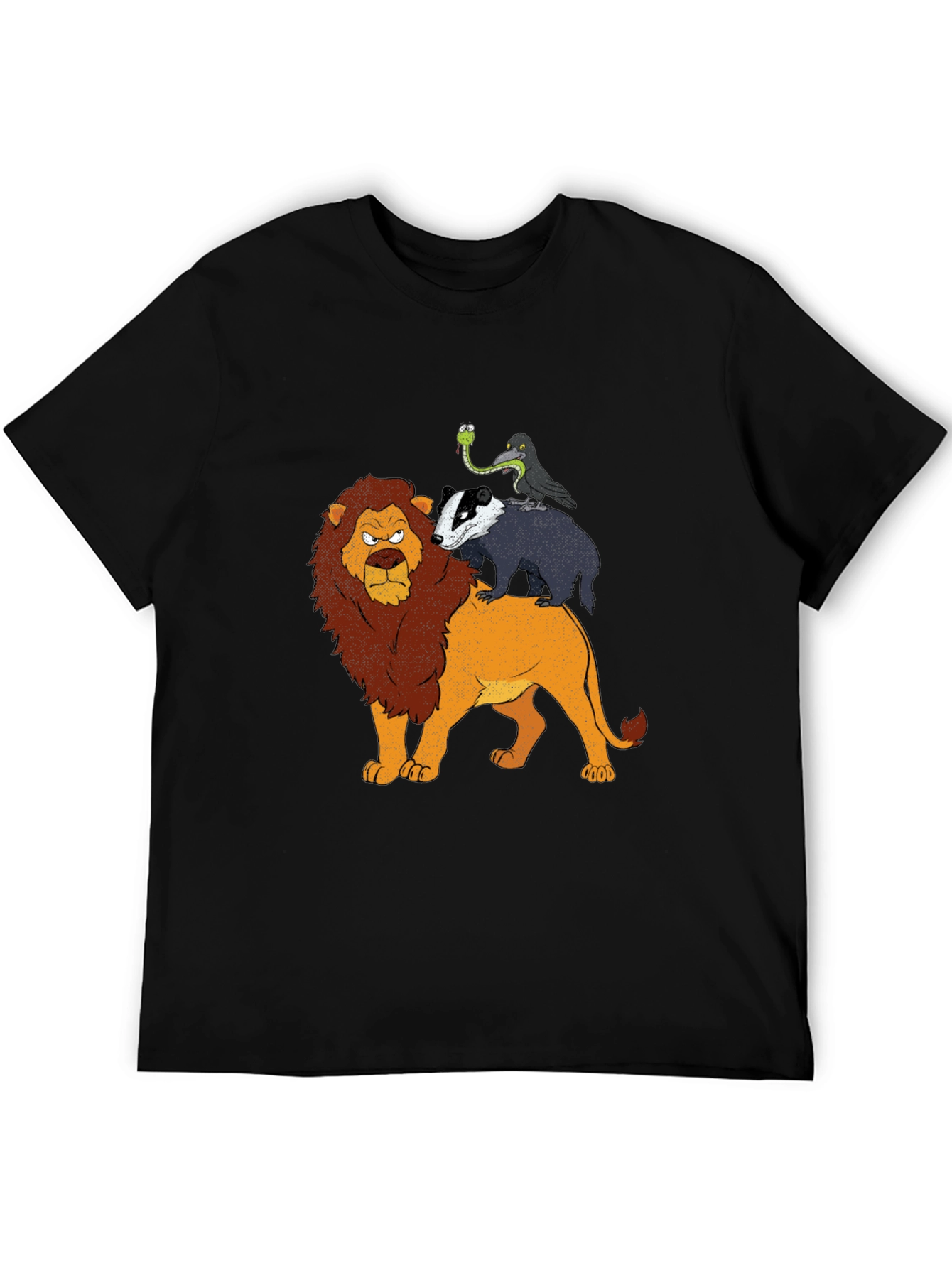Lion Badger Raven T-Shirt