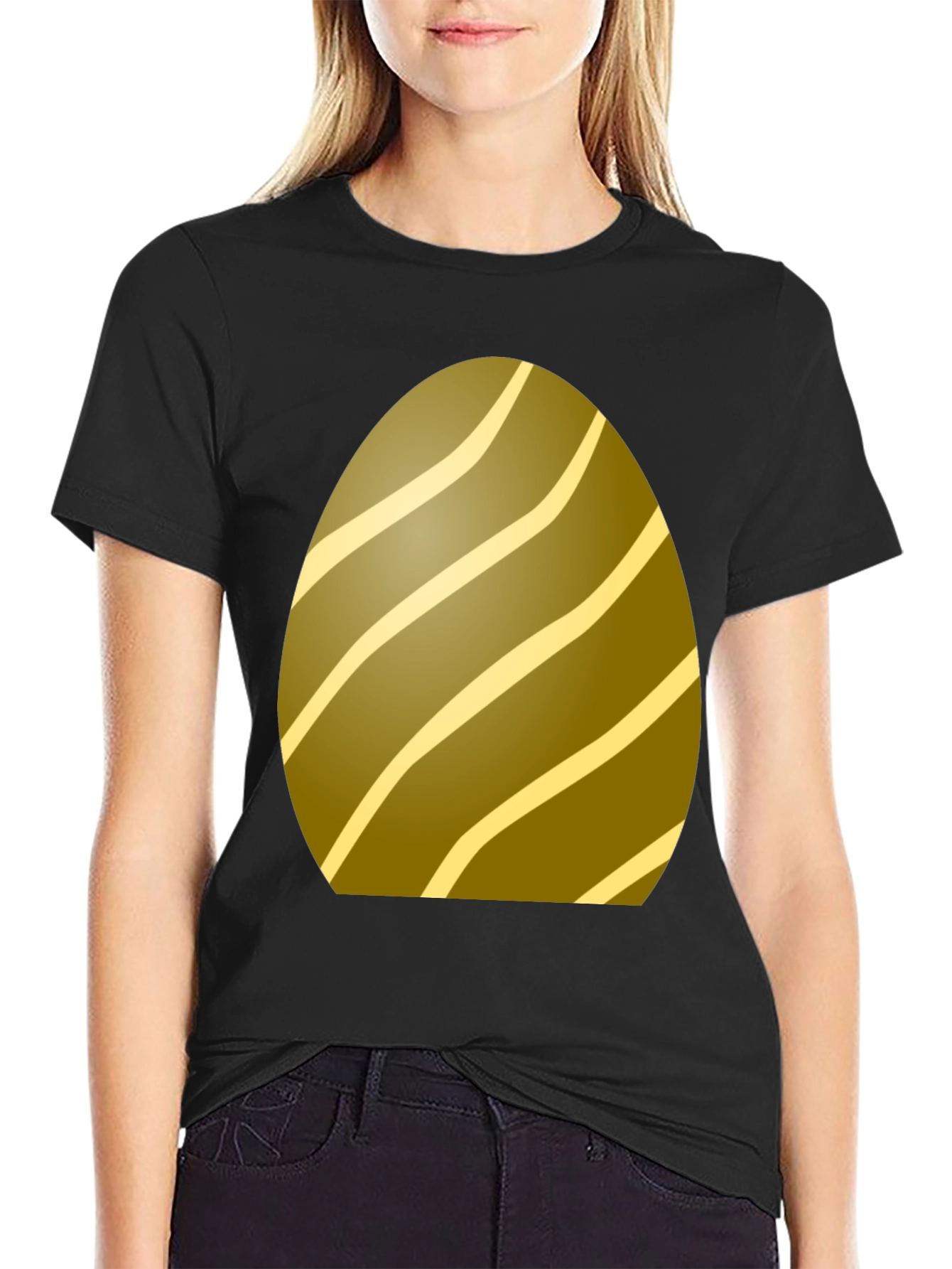 Easter Egg Tee - Striped Holiday T-Shirt