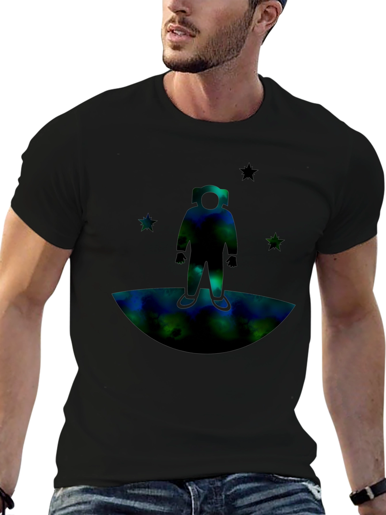 Astronaut Galaxy Graphic T-Shirt