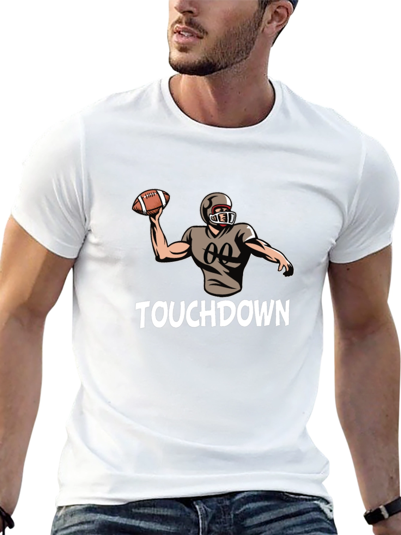 Touchdown Football Graphic T-Shirt